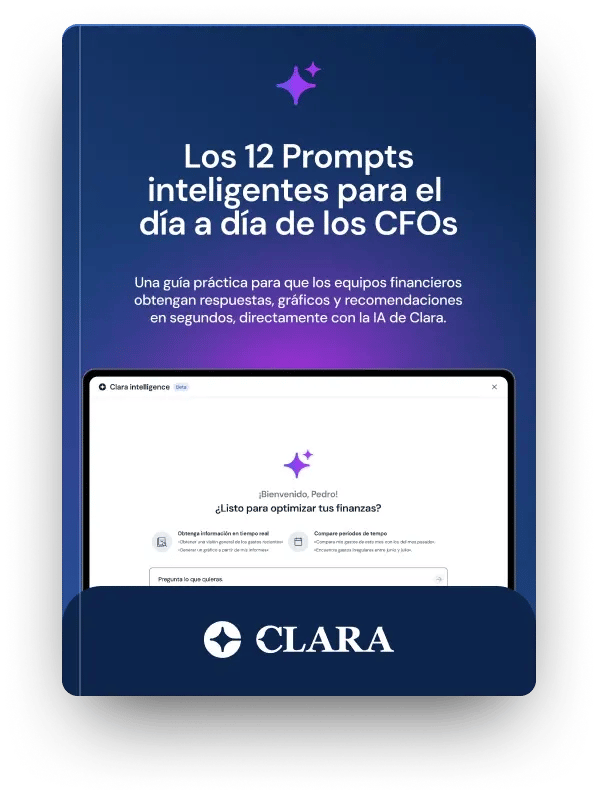 Book Cover de 12 preguntas inteligentes de la AI financiera de Clara