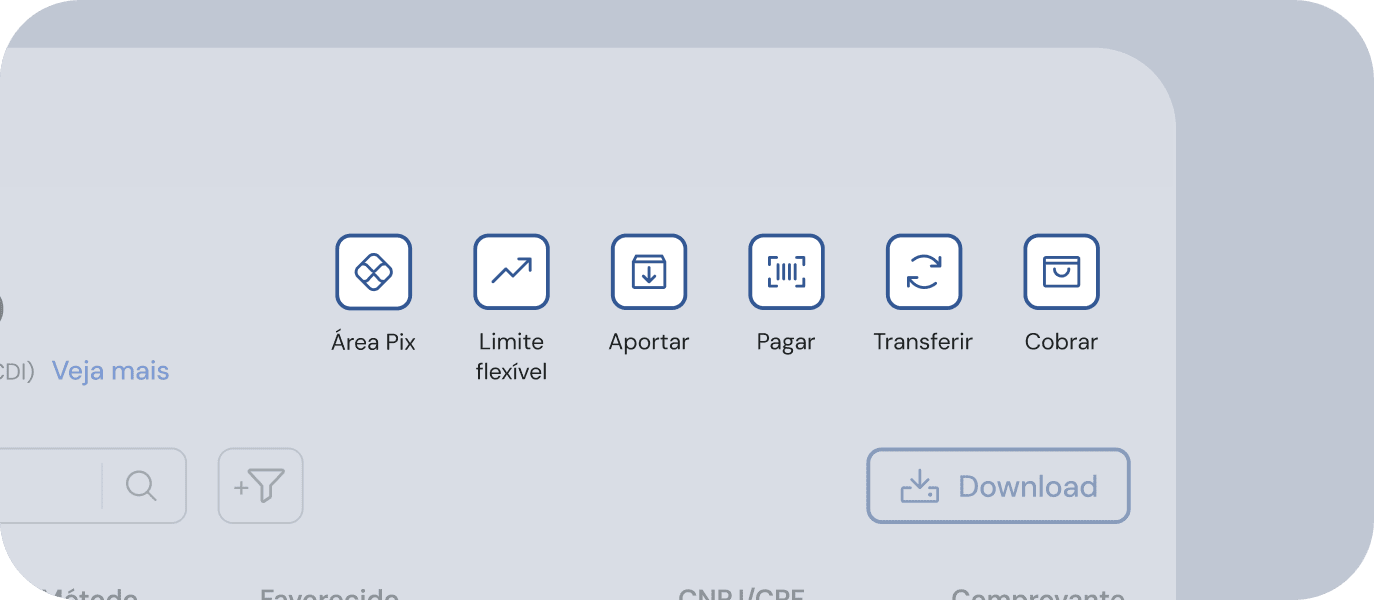 Mais liquidez com a conta digital