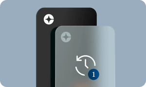 Tarjeta con automatización de pagos con reglas