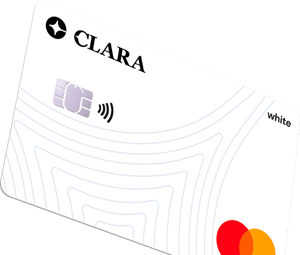 tarjeta clara white